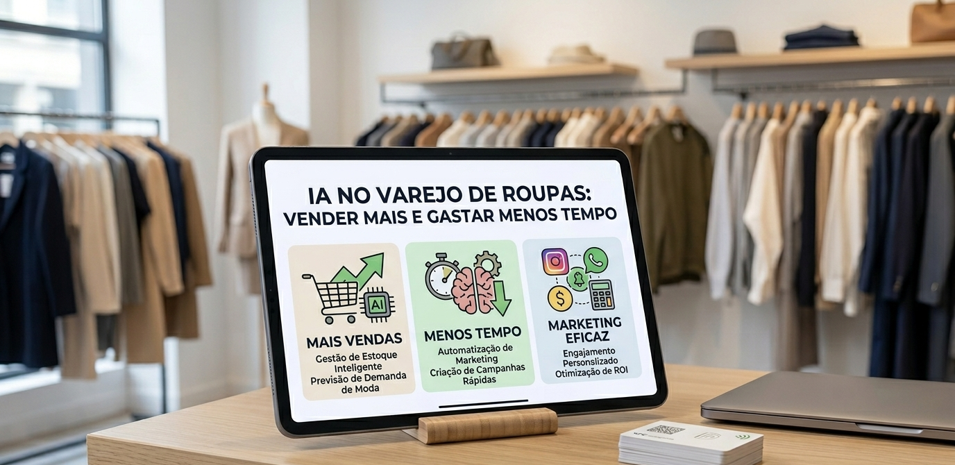IA para Lojas de Roupas: Como Vender Mais e Gastar Menos Tempo com Marketing