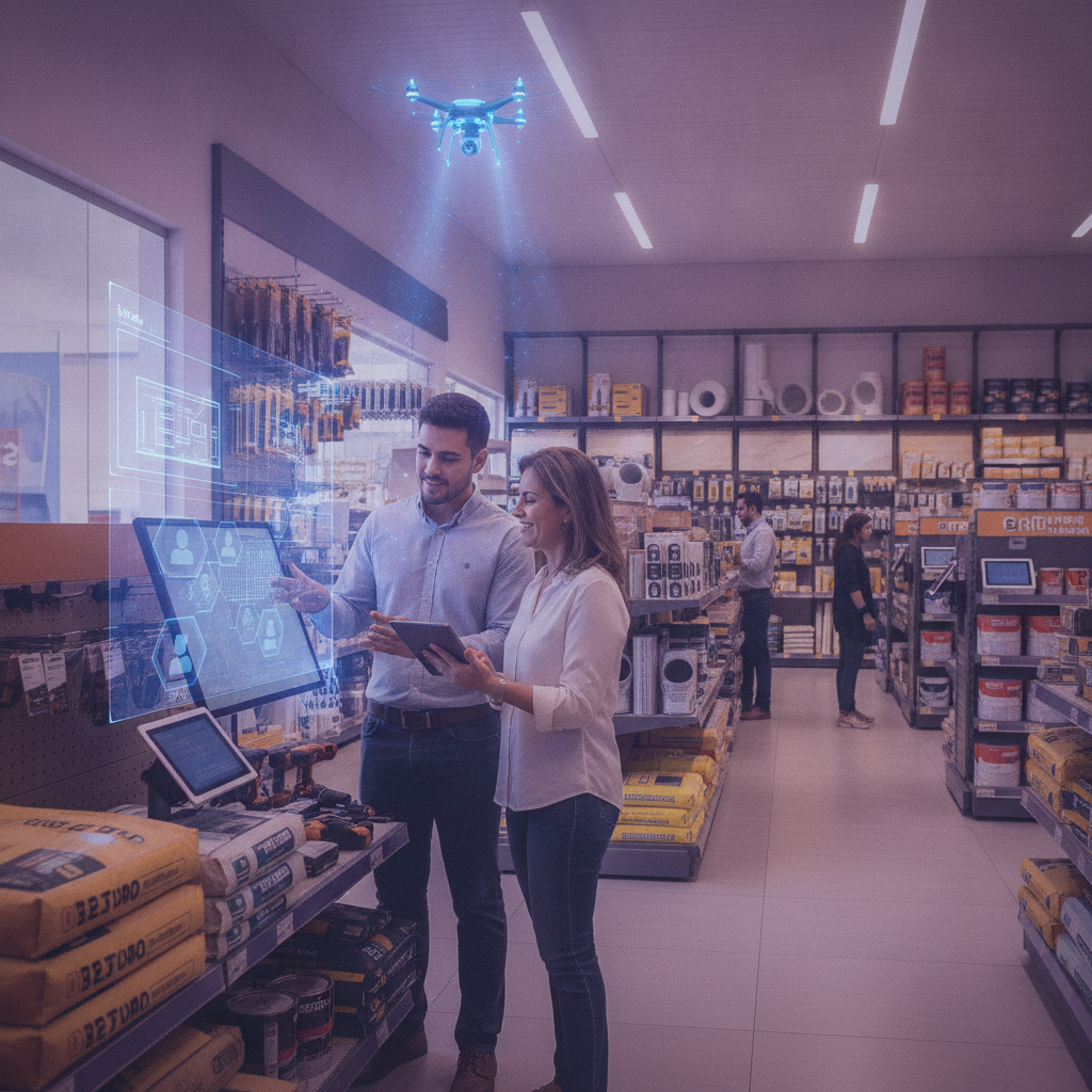 IA para loja de materiais de construção: como vender mais para o cliente certo na hora certa