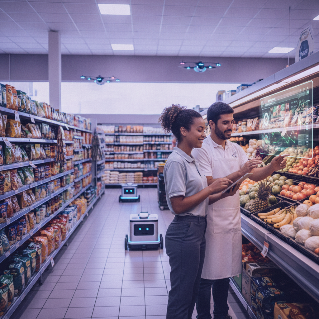 IA para supermercado e mercearia: como tecnologia pode aumentar as vendas e reduzir o desperdício