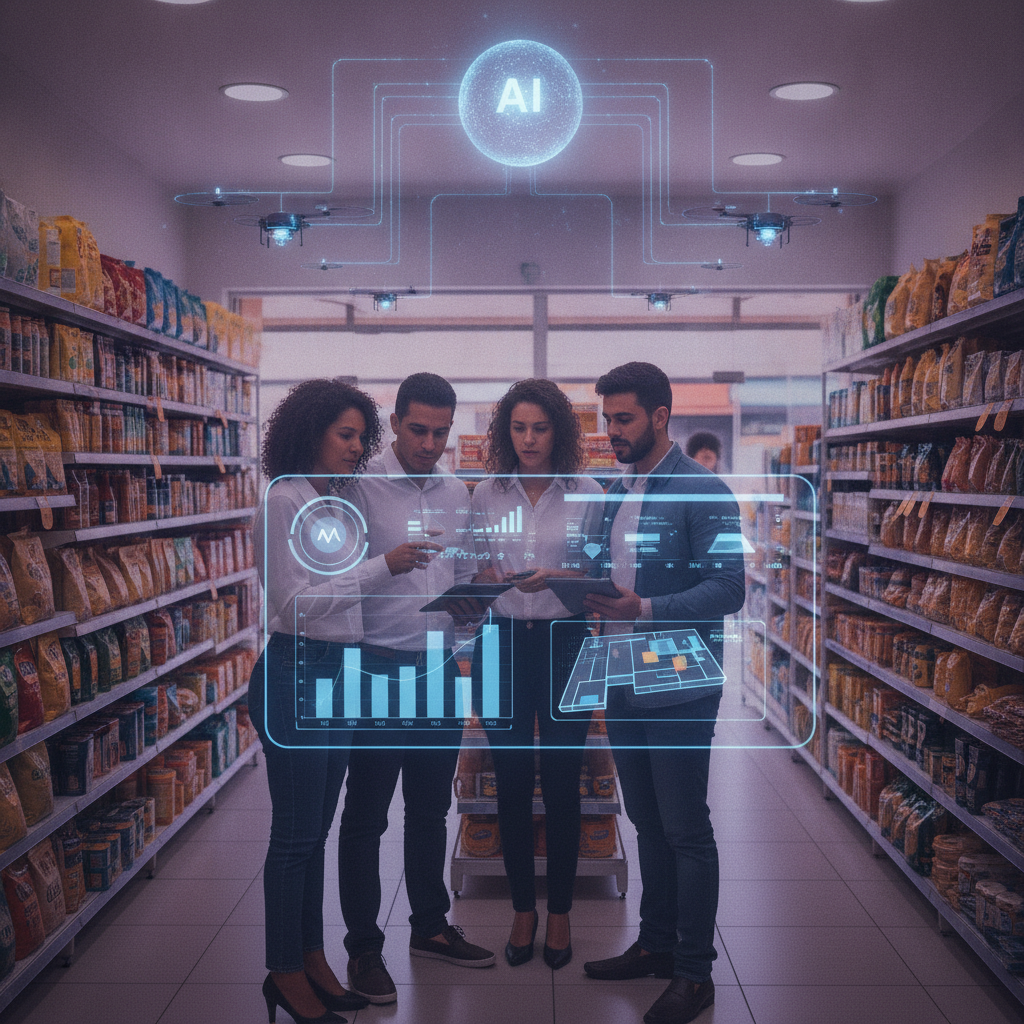Inteligência artificial para reposição de estoque: como saber o que comprar antes de faltar na sua loja